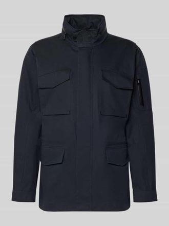 G-Lab Jacke mit Stehkragen und Pattentaschen Modell DEFENDER in Marine, Gr&ouml;&szlig;e XXL