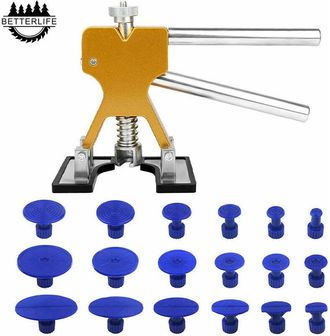 OEM Juego De Herramientas Para Reparar Abolladuras De Coche Sin Chapa Met&aacute;lica, Extractor De Succi&oacute;n Para Reparaci&oacute;n De Abolladuras Por Granizo, 18 Espaci