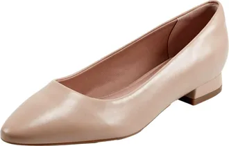 Rockport Tessa Ballet Flat Light Natural Leather RWTESSA-LNA01 Womens