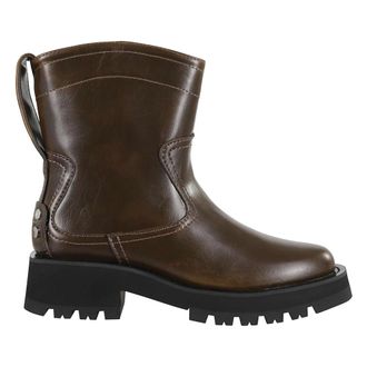 Ganni Dames, Schoenen, Groen, Maat: 36 EU Leer