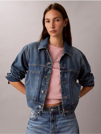 Calvin Klein Jeans Calvin Klein Womens Classic Sequin Script Logo Tee - Pink - XL