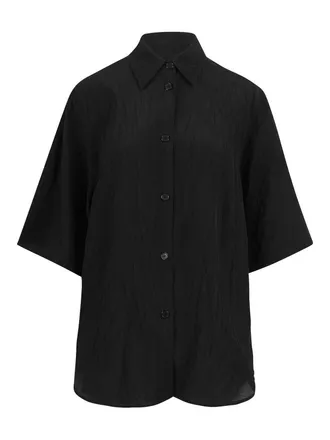 Christian Wijnants Wide-waisted shirt with wrinkled texture
