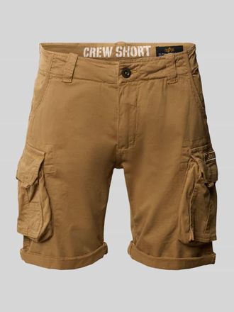 Alpha Industries Alpha Industries Shorts mit Cargotaschen Modell CREW SHORT in Khaki, Gr&ouml;&szlig;e 29