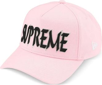SUPREME Pet met geborduurd logo - Roze