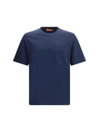 Cruna Crew-Neck Cotton T-Shirt - Navy