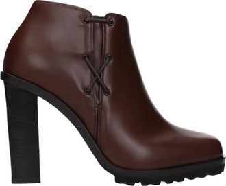 Max Mara Braidy Stiefeletten Damen Leder Braun/Walnuss