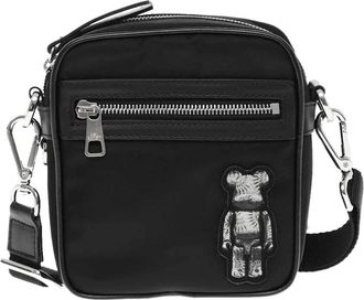 Neil Barrett Logo Nylon Crossbody Tas - Heren - Schoudertassen - Zwart - ONE Size - Nylon - Tassen