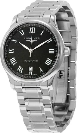 Longines Master Collection Automatic Black Dial Mens Watch L2.628.4.51.6