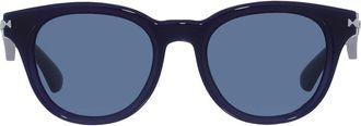 Burberry Blue Oval Mens Sunglasses BE4439 412080 51