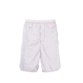 Stone Island Magenta Nylon Bermuda Short Marina - Heren - Korte Broeken - Roze - W33 - Nylon - Korte Broeken