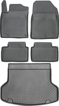 OEM Hyundai I30 Iii Kombi De 2016 A 2019, Juego De Alfombrillas Para Coche Y Maletero