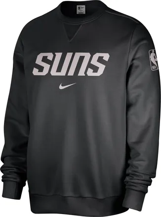 Nike Phoenix Suns Standard Issue Nike Mens Dri-FIT NBA Crew-Neck Sweatshirt in Black | FV2075-010