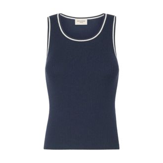 Max Mara Dames, Tops, Blauw, Maat: L