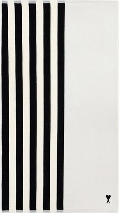 Ami Home, unisex, Veelkleurig, ONE Size, Katoen, Little Ami de Coeur Stripes Handdoek