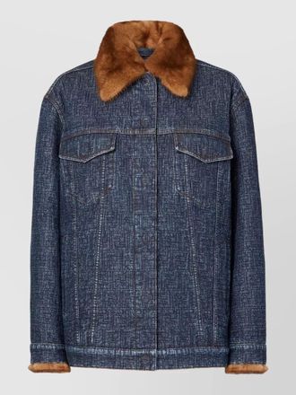 Fendi padded denim jacket