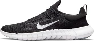 Nike Free RN 5,0 2021 Men Running Shoe, Black/White-dk Smoke Grey, 8.5 UK (43 EU)