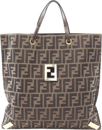 Fendi Pre-owned Fendi Zucca Canvas Tote Ladies PE0RDME87NDMWO1P