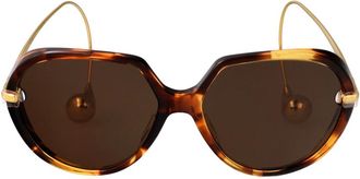 Bottega Veneta unisex, Accessoires, Geel, Maat: 60 MM Polyamide