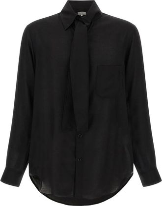 Yohji Yamamoto Shirts - Heren - Zakelijke Overhemden - Zwart - L - Overhemden