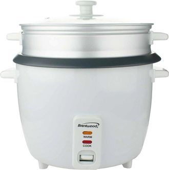 Brentwood 4 Cup Rice Cooker With Steamer