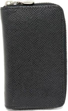 Louis Vuitton Pre-owned Wallets, male, Black, Size: ONE SIZE Pre-owned Zippy Coin Purse Taiga Coin Case