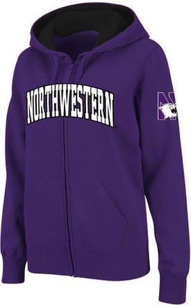 Colosseum Womens Stadium Athletic Purple Northwestern Wildcats Arched Name Full-Zip Hoodie at Nordstrom, Size Xx-Large