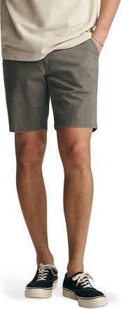 Mavi Noah Flat Front Stretch Twill Shorts in Olive Vintage Colored at Nordstrom, Size 38