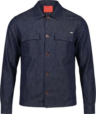 Gianni Lupo Overshirt - Heren - Spijkerjassen - Blauw - XL - Denim - Jassen