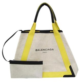 Balenciaga Pre-owned Tote Bags, female, Multicolor, Size: ONE SIZE Pre-owned Navy Cabas M 339936