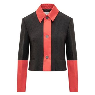 Ferragamo Ferragamo Colorblock Cropped Jacket