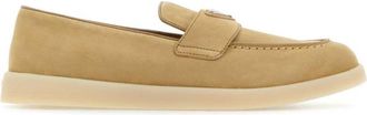 Prada Beige Suede Loafers