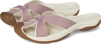 Keen Womens Bali Slip On Closed Toe Flip-Flops, Toadstool/Birch, 7 UK