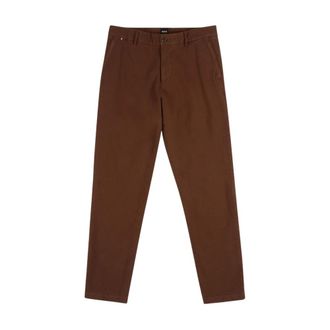 HUGO BOSS Broeken, Heren, Bruin, M, Katoen, Kane Chino Broek