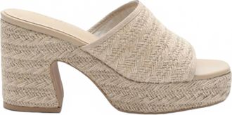 Mi.iM Womens Amelia Platform Slide Sandal In Beige