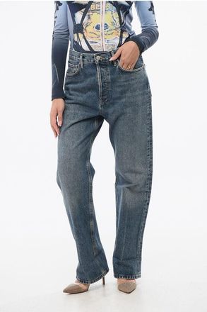 A Gold E Low-Slung Relaxed Fit FRAN Jeans 22cm size 25