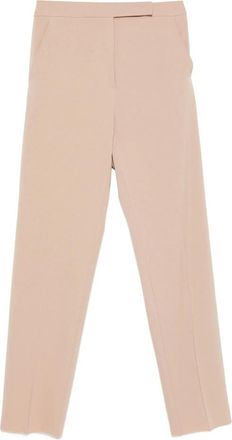Max Mara Beige Straight Flat Front Pant