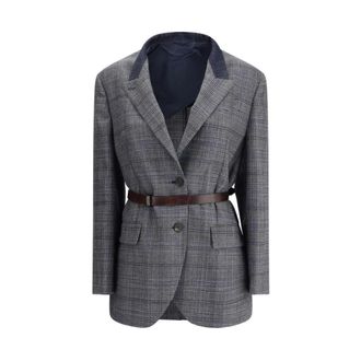 Brunello Cucinelli Mujer, Chaquetas, Gris, Talla: M