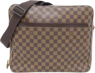 Louis Vuitton Pre-owned Cross Body Bags, female, Brown, Size: ONE SIZE Pre-owned Canvas Cross Body Bag