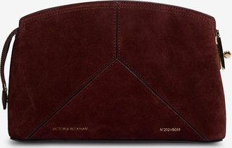 Victoria Beckham Clutch aus Wildleder Victoria
