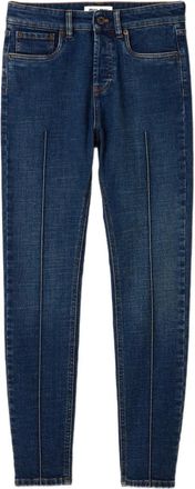 Miu Miu Jeans con logo - Blu