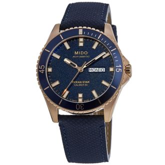 Mido Ocean Star 200 Blue Dial Fabric Strap Mens Watch M026.430.36.041.00