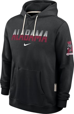 Nike Alabama Sideline Standard Issue Nike Mens Dri-FIT College Pullover Hoodie in Black | 03AZ00AABV-8DF