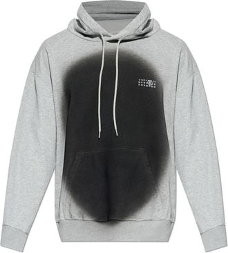 Maison Margiela Hoodie - Heren - Hoodies - Grijs - M - Katoen - Hoodies & sweatvesten