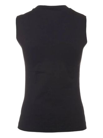 Dior 2003 Jadore Dior sleeveless shirt - women - Cotton/Cotton/Spandex/Elastane - One Size - Black