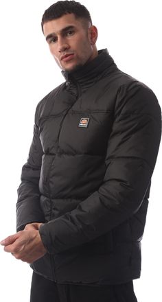 Ellesse Mens Black Badge Puffer Jacket in - Size X-Large