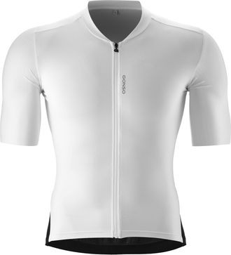 Gonso Radtrikot GONSO SITIVO Jersey Red M, Herren, Gr. XXL, weiss (wei&szlig;), 45% Polyamid, 35% Polyester, 20% Elasthan, Rundhals, Trikots Radtrikot, Herren Rad