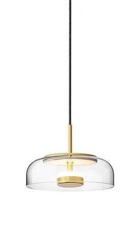 OEM Tigel - L&aacute;mpara Colgante Led Moderna, Color Dorado