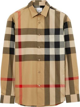 Burberry checkered cotton shirt - men - Cotton - XXXL - Neutrals