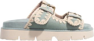 Mou Sandals - Bio Sandal Two Buckles - blue - Sandals for ladies