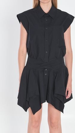 Alexander Wang Alexander Wang Womens Shirt Dress - Black Cotton - Size EU 36 (Womens)